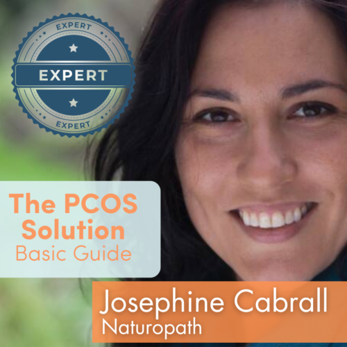 Josephine Cabrall smiling at you, ready to help you with your PCOS!