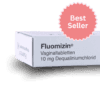 Fluomizin bacterial vaginosis treatment box with badge that's it's a best seller, because it's so good!