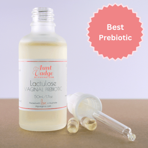 Effective vaginal prebiotic to support recovery from BV and odour