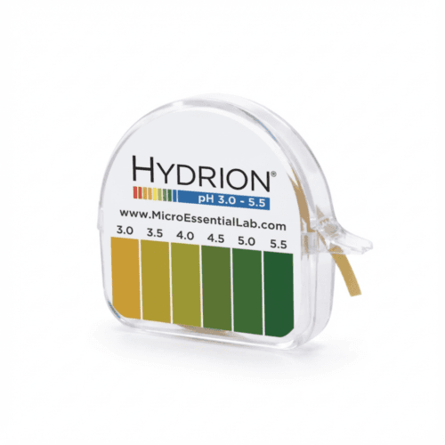 Vaginal pH strips Hydrion Microessentials roll