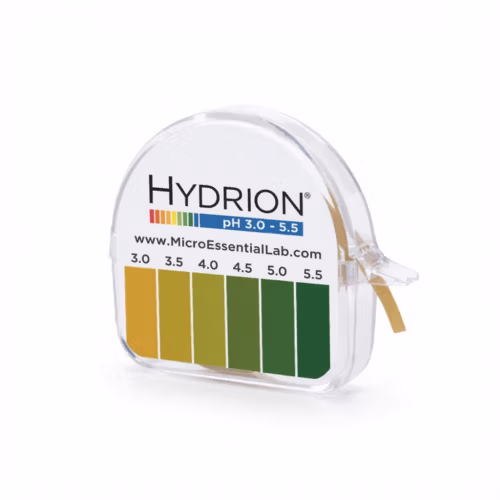 Vaginal pH strips Hydrion Microessentials roll
