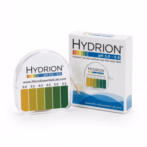 Hydrion vaginal pH strips — roll and box, for tracking progress