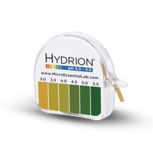 Vaginal pH strips Hydrion Microessentials roll