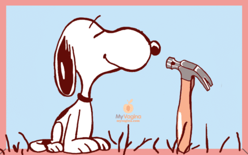 Snoopy sniffing hammer