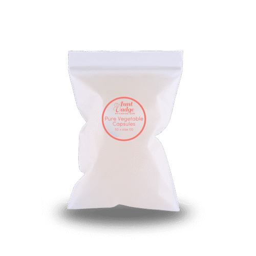 A packet of My Vagina's pure vegetable capsules for vaginal use