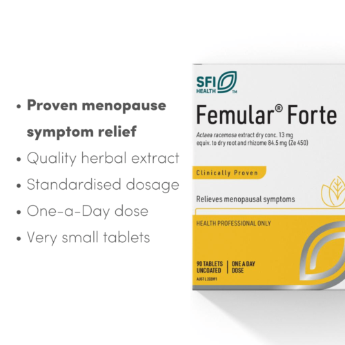 Great facts about how useful Femular forte and Black cohosh are for menopausal symptoms