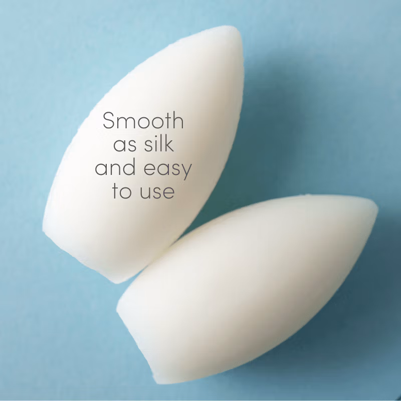 Smooth as silk vaginal suppositories and pessaries, easy to insert and use.