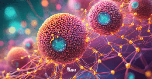 Small cute glowing protein strands