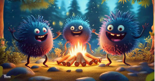 BV, yeast and HPV are all dancing around a campfire together in the forest.