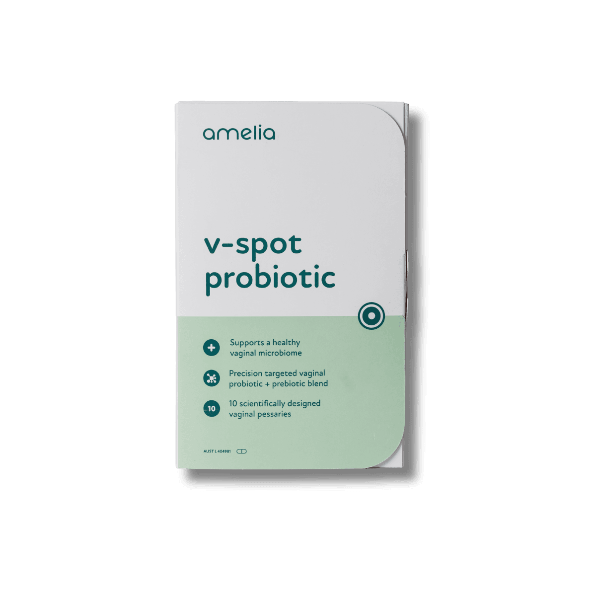 V-Spot Vaginal Probiotic packet, best vaginal probiotic badge