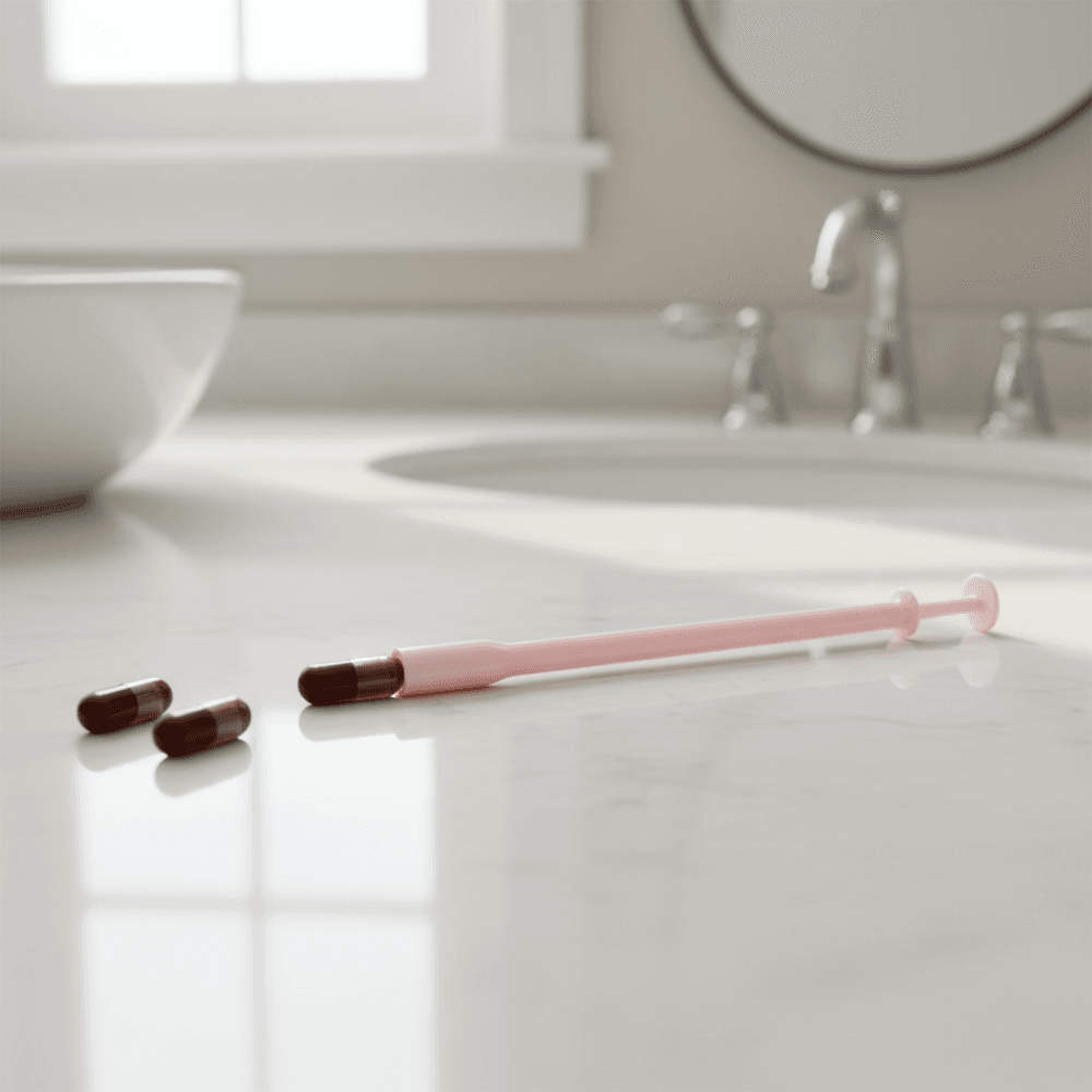 Each pessary kit comes with a vaginal applicator for easy insertion of the treatment. Washable, reusable.