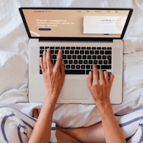 Order your Juno test online anytime, and take the vaginal microbiome test at home and ship it back prepaid shipping