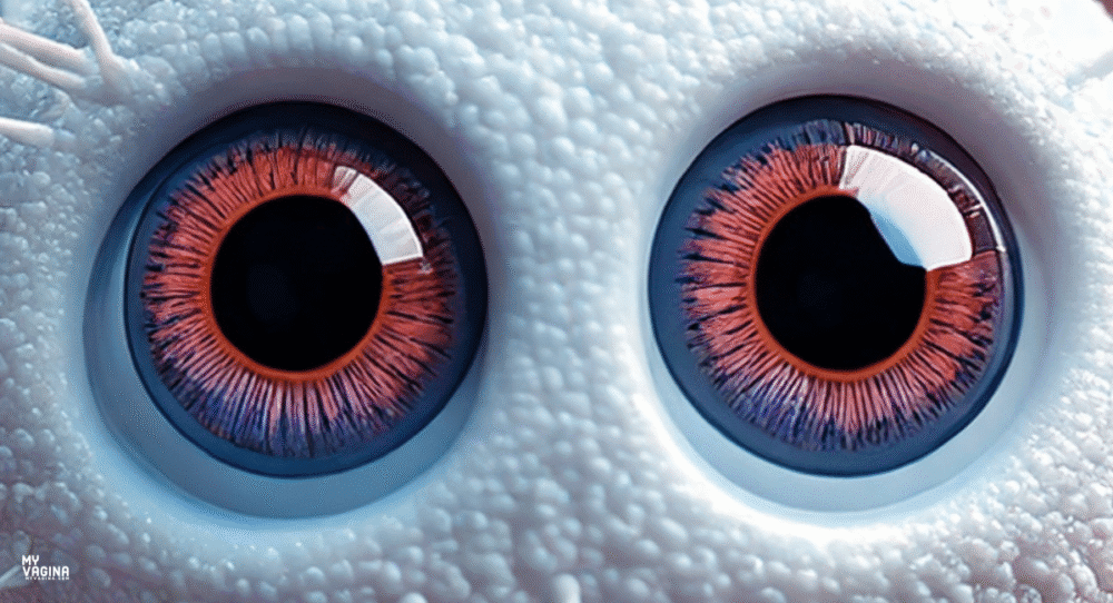 Big cute eyes are so curious about which STIs can affect the eyes!