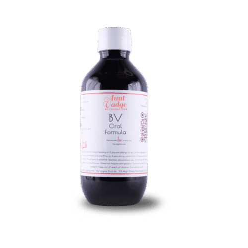 Lovely bottle of BV herbal medicine to supercharge BV treatments.
