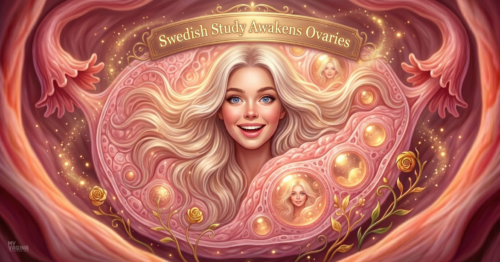 In a scene of Sleeping Beauty, a Swedish woman - the ovaries - awakens with surprise and is able to concieve after an autoimmune condition caused early menopause